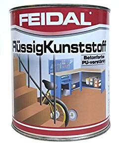 Feidal Flüssigkunststoff, zum Versiegeln und Beschichten von Betonböden, anthrazitgrau RAL 7016/5 Liter