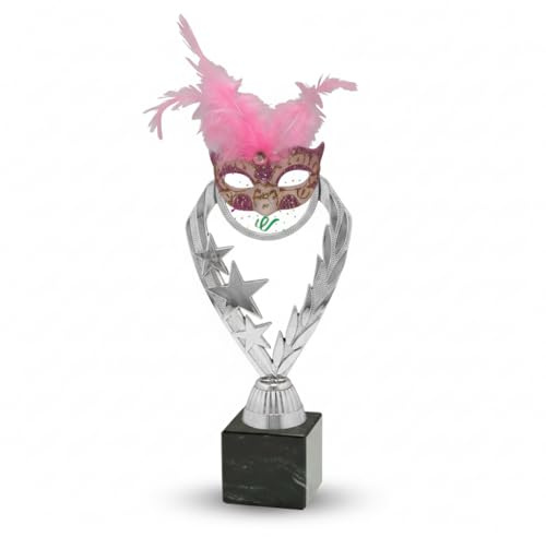 Generico Trofeo Carnevale – Premio Decorativo per Sfilate, Feste in Maschera, Gare e Eventi – Coppa Carnevalesca per Bambini e Adulti (Altezza 22cm)