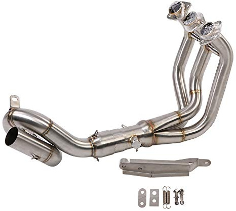 Automobile Modified Exhaust Pipe Motorcycle Vollauspuffanlage Entl¨¹ftung Front Pipe Link Connect MT 09/FZ 09 2014 2018, Fahrzeugumbau/Nachr¨¹stung/Performance