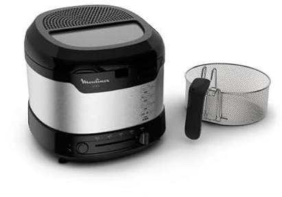 Moulinex Uno AF215D10 - Friteuse - 1.8 litres - noir/inox