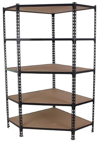 PROREGAL Eckregal Muli | HxBxT 180x90x40cm | Fachlast 200kg | Anthrazit Standregal Metallregal Regal Lagerregal