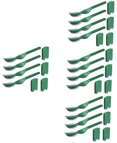 MAGICLULU 16 Stk gebogenes Brotmesser Backzubehör Werkzeug zum Schneiden von Brotteig Brotbackmesser Küchenwerkzeug Europäische Tasche Schaber Backwerkzeug Edelstahl