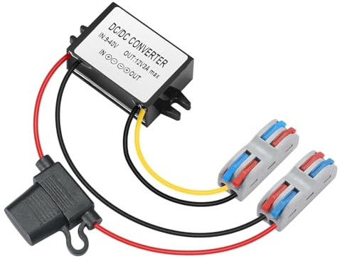 YABOANG Step down/Step up Converter 9-40V to 12V3A,36W Auto Waterproof Transformer,Auto Buck/Boost Module for Automotive, LED Lights, Truck, Tools etc. | Step Down Voltage Converter For Automotive, Led Lights, Construction Sites, Tools