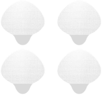 Zehenloch Schutz (BIG TOE HOLE PREVENTER) Selbstklebende Flicken zum Reparieren & Vorbeugen von Löchern am großen Zeh. Ideal für Sneaker und Sportschuhe. BRIT PATCH. [Weiß, 4 Stk. (L+R) SPARPACK]
