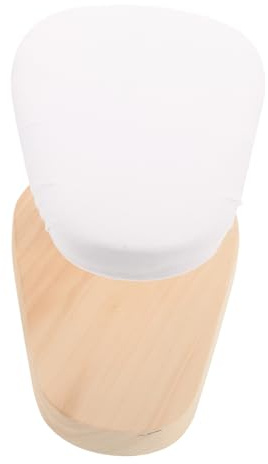 GRIRIW Multifunktionales Tragbares Bügelbrett Aus Massivem Holz Mit Ergonomisch Gebogenem Schulterdesign Hitzebeständig Und Langlebig Für Zuhause Und Anzugbügeln Inklusive Stabiler Bügelh