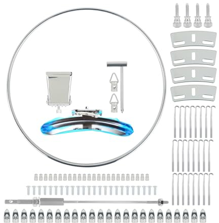 Banjo Set di Riparazione Banjo Metallo Gancio Rotondo Strumenti di Riparazione Banjo Accessori Per Principiante Durevole