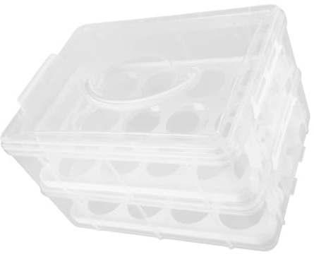 Ciieeo Cake Transport Box Portable Cupcake Container for Daily Use Carrying Handle for Party Bakery Packing