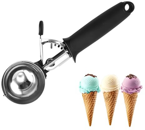 Cucchiaio per gelato, Porzionatori da Gelato Paletta in acciaio inox, uso professionale, ideale per gelato, melone, polpette di carne, purè di patate o palline di melone