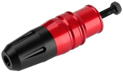 VAHAKKRMVM Motorrad-Sturzschutz Für Z900/RS Z800 Z750 Z1000/SX ZX10R Z250 2024 Motorrad-Sturzpads Auspuff-Schlittenschutz(ROT)