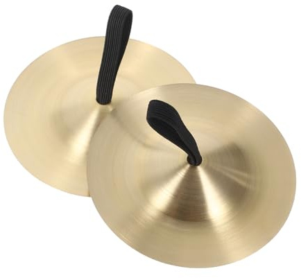 1 Paar Mini-becken Für Kinder Hand-percussion-becken Kleines Musikinstrument Kupferband- Metall-musikinstrument Zum Tanzen