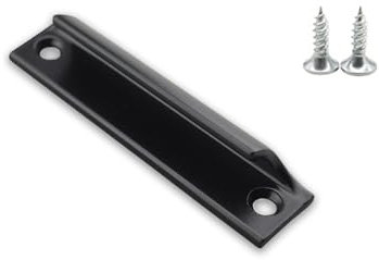 Tovbmup Türgriff Balkontür Außen,Balkontürgriff,Aluminiumlegierungsgriff Inkl Edelstahl Schrauben,Türgriff Balkontür Außen,für Türen und Fenster,Schubladen,Schranktüren usw. (Schwarz)