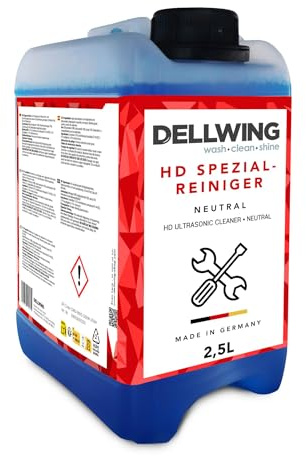 Dellwing HD Limpiador especial 2.5 l, concentrado neutro para limpieza de joyas, monedas y oro, fabricado en Alemania