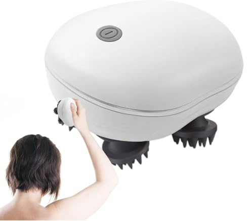 Massaggiatore Elettrico Del Cuoio Cancello - Spazzola Pettine Vibrante Ricaricabile, Strumento Di Stimolazione Dei Capelli | Dispositivo Di Massaggio Della Testa Senza Fili Per La Crescita Dei Capelli