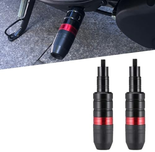 Motorcycle Frame Sliders for Honda NT 1100 DCT 2024 2025 Aluminum Falling Anti Crash Protector Guards Crash Pad Falling Protection,Black Red