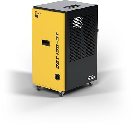 Güde GBT 130-ST Bautrockner – 230 Volt, 1500 Watt, 130 l Entfeuchtungsleistung pro Tag, Arbeitsbereich 50-250 m², Dauerbetrieb über Abflussschlauch, Kühlmittel R290, Umgebungstemperatur 5-35 °C