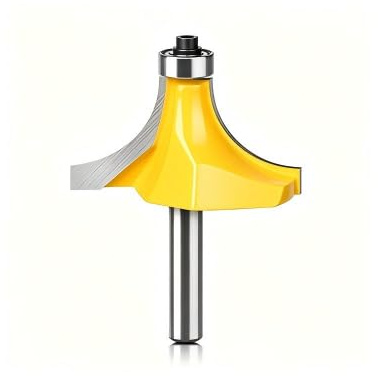 Fresa rotonda con gambo da 8 mm, fresa angolare R15,9 / R20,15 / R25,2 mm, fresa a raggi per legno per CNC e fresatrice per bordi e profili per legno