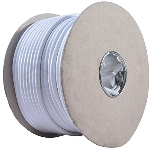 5m 3183Y 15 AMP Electrical Cable White Round Mains Wire Flex 1.5mm 240V 3 Core