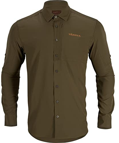 Härkila | Trail L/S Chemise | Vêtements & Équipement de Chasse pour Professionnels | Design Scandinave Haut de Gamme Durable | Willow Green, M