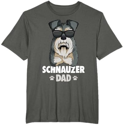 Schnauzer Nain Papa Schnauzer Chien T-Shirt