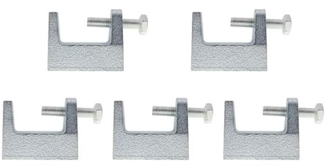 Morsetto di sicurezza in ferro zincato, morsetto regolabile TTZEZE a I, morsetto universale a C per imbracatura di sicurezza con bullone a testa esagonale, accessorio hardware per condotto del cavo,