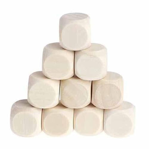 Generico in legno bianco, di legno vuoti da 10 pezzi per fai da te