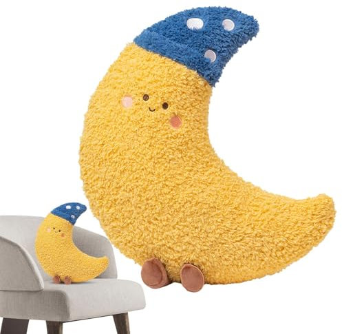 FVPKYUR Umarmungskissen,Sonne Und Mond Kuschelkissen | Weiches Plüschkissen Ergonomisch Für Lendenstütze Nackenentspannung Schwangere Frauen Babybett