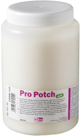 Pro Potch Lack und Leim · transparent · matt o. seidenmatt · 100 bis 1000 ml · Serviettentechnik- u. Dekokleber für Holz, Keramik, Stein, Karton, Papier, Filz, Stoff und Styropor (1000 ml matt)