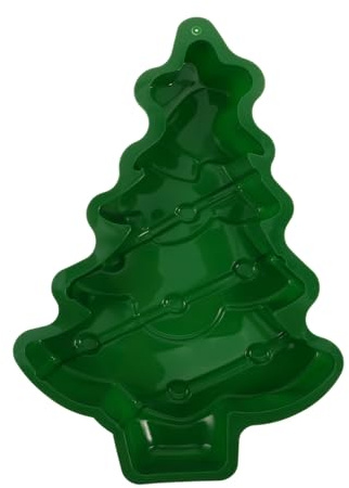 MOTHNUR Stampo Silicone Natale per Dolci Forma Albero Teglia Antiaderente per Biscotti e Torte per Feste Natalizie e Decorazioni in Pasta