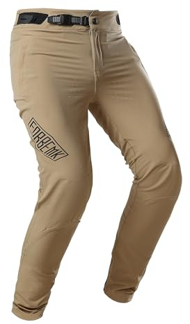 FORBEMK Mountain Bike Pants,Trail MTB Riding Pants for Men, Breathable & Lightweight Quickdry Cycling Pants Khaki