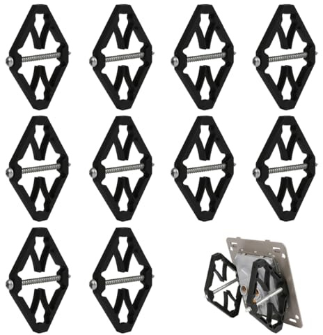 YUVKIN 10 pezzi Kit Riparazione Cassetta Elettrica Accessori per Elettricisti Supporto per Riparazione Scatola Interruttori (Tipo 118)