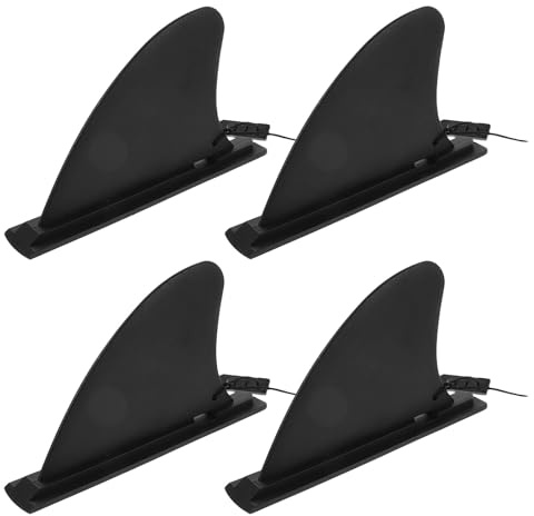 POPETPOP 4 Piezas Aletas Desmontables para Tabla Sup Inflable de Aletas Estabilizadoras para Paddleboard y Kayak Repuesto Resistente para Surf y Navegación Aguas Abiertas
