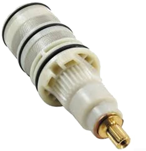 Valixirant Kit di riparazione di ricambio per impianti idraulici domestici Soluzione di posizione termostatica 147208 cartuccia nucleo in ottone bianco