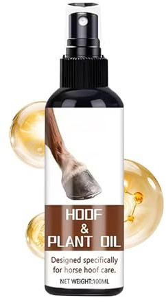 Hovolja 100 ml Återfuktande Balsamspray | Hovbalsam för Hästar Till Daglig Putsning Och Sprickförebyggande Vård För Hästars Hälsa På Stall Rancher LaduOch Hage