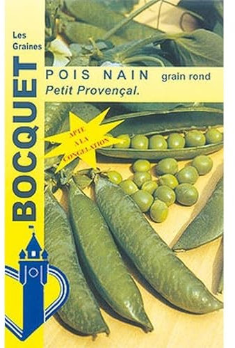 Sachet de graines de Pois nain Petit provencal - 200g - 200 g - Pois à grains ronds - LES GRAINES BOCQUET