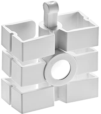 EISNHAUER ® Magnet für Kabelkette Slim für saubere Verkabelung an höhenverstellbaren Schreibtischen (Weiß)