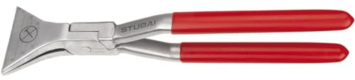 STUBAI FALZZANGE LEICHT ALUMINIUM 60 mm | für präzise und leichte Falzarbeiten an Dach und Fassade | 270 mm Länge, ergonomische Schenkel, Profiqualität
