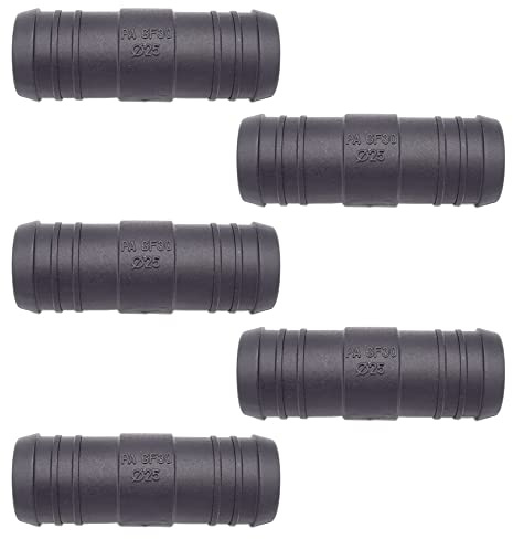 5 x YOU.S Original Schlauchverbinder Leitung Zwischenstück RGV Ø 25x25 mm - Gerade Form