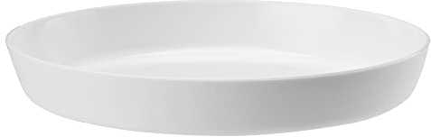 VERDENIA AKCESORIA OGRODOWE Azalia Blumentopf Untersetzer Blumenuntersetzer Pflanzen Kräuter Blumentopfuntersetzer Kunststoff Leicht Stabil Rund Viele Farben, 11cm 20565 Weiß,FPAZ11CM00__BI,11x2cm