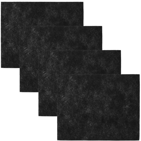 Alipis 4sheets Reusable Air Conditioner Filters Thick Ventilation Pads for Kitchen Hoods Odor Absorbing Air Filtration Compatible Various Appliances