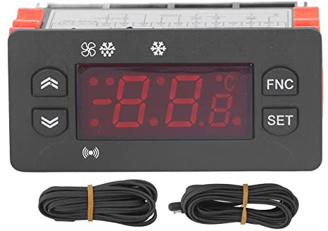 Temperaturregler Fahrenheit Celsius Umschaltbare Digitalanzeige Sensorthermostat 230 V AC Zur Kühlung des Kühlschranks