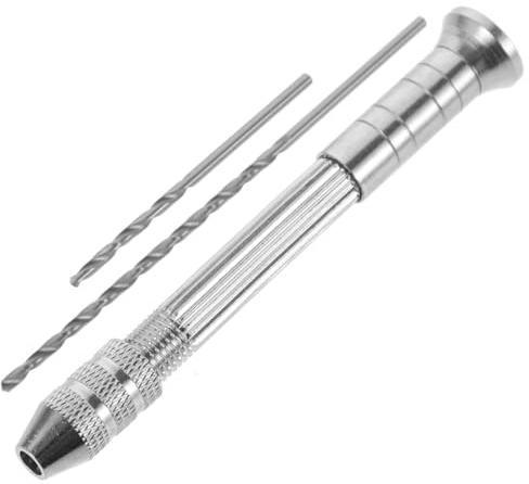 Operitacx Hand Drill 3.54In Candle Puncher Tool with Precision Drill Bits for DIY Candle Hole Drilling and Craft Making