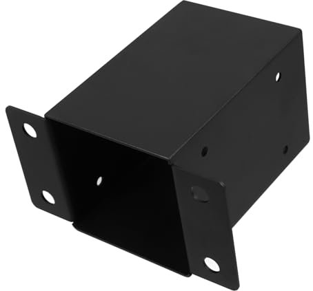 Sosoport Soporte De Columna De Metal Soportes Resistentes para De Terraza y Porche Base para Barandilla y Pérgola Material Metálico para Exteriores y Jardines