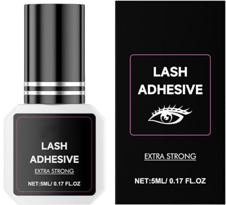 Pegamento Para Pestañas Postiza, Pegamento Adhesivo De Pestañas, Pegamento Para Extensiones De Pestañas Secado Rápido, Adhesivo Para Pestañas De Tira Resistente Al Agua