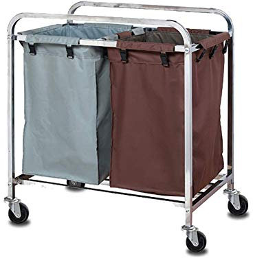 Mobile Handwagenlagerung, Mobile Küchenwagen, Mobiler Wäschewagen für Hotels, Abnehmbarer Lobby-Lagerwagen, Reinigungswagen für die Zimmerhygiene