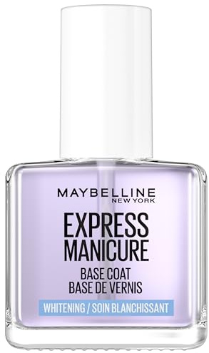 Maybelline New York Smalto sbiancante Express Maniure Whitening Base Coat Sbiancante Unghie 12ml