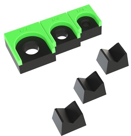 LookFox Ratchet Organizer Kit - 3 pack set, with Strong Magnets, Ratchet Organizer for tool box drawer, Keep Tools Organized, for Garage, Workshop(Green/Black)