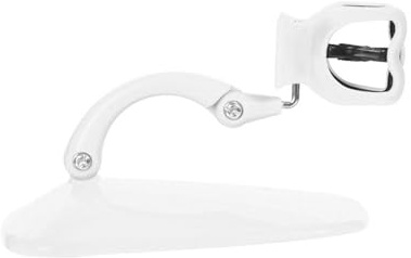 Qianly Support Vernis à Ongles Porte-bouteille Pinces Réglables Outil Manucure Antidéversement Polypropylène Pratique Adapté Au Soin Des Ongles Manucure Prof, Blanc