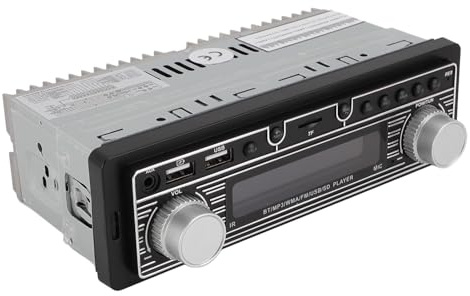 SIXRUN Autoradio Bluetooth Single Din, Ricevitore Stereo, per Auto