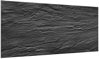 Bilderwelten Spritzschutz Glas - Schiefer - Querformat 1:2, HxB: 40cm x 80cm