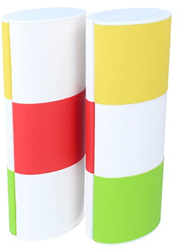 Unbekannt Zauberetui / Logic / Change Gross weiß-grün/rot/gelb - Brillenetui Brillenbox Hartschale